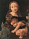 Giovanni Antonio Boltraffio Virgin and Child with a Flower Vase (detail) painting